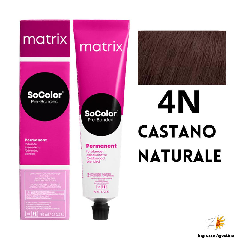 Tintura SoColor Matrix 4N Castano Naturale 90ml
