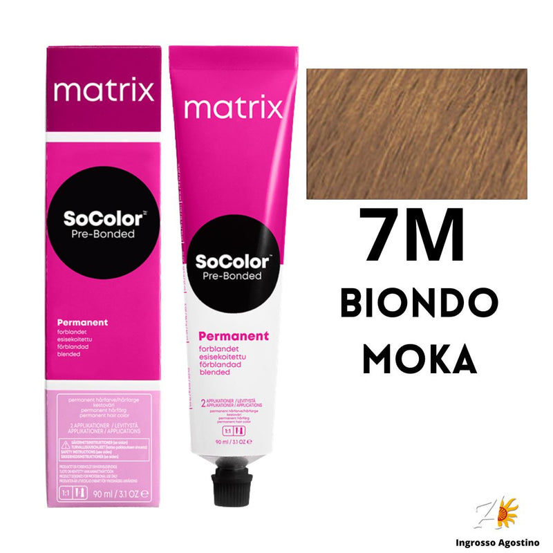 Tintura SoColor Matrix 7M Biondo Moka 90ml