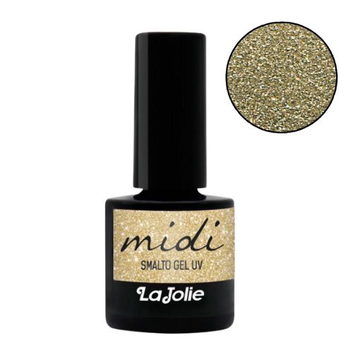 Smalto Semipermanente Midi La Jolie 7ml Oro brillantinato 88