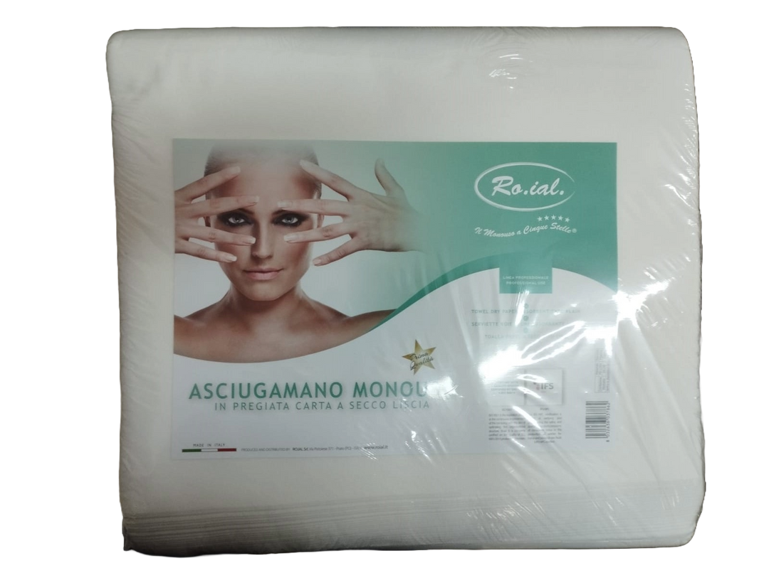 Asciugamani in carta a secco liscia Roial Stese 85pz