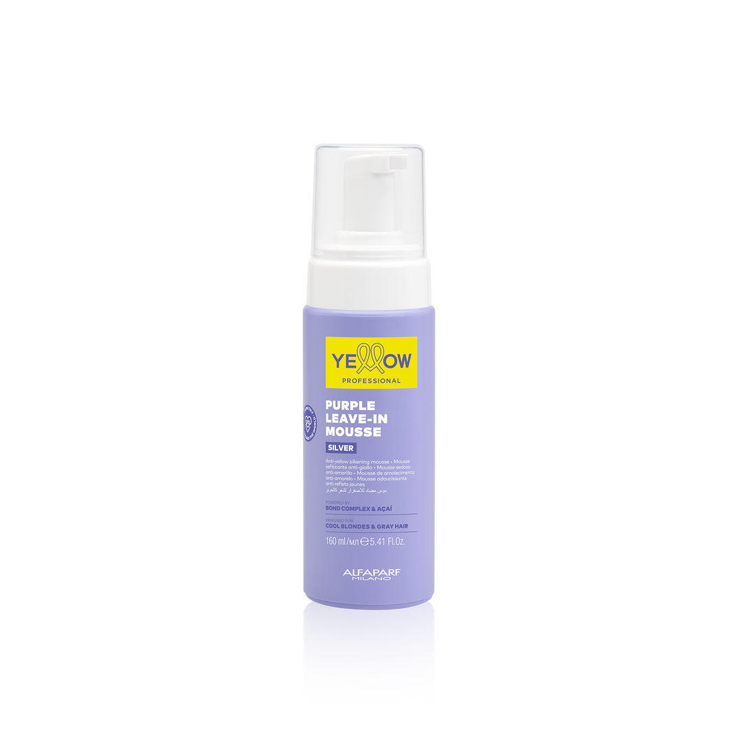 Purple Leave in Mousse 160ml Yellow Professional