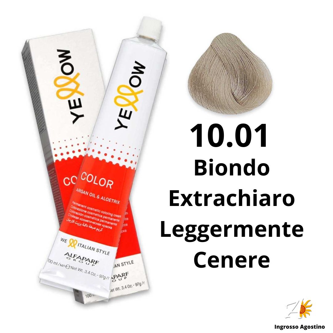 Alfaparf Yellow Dye 100ml 10.01 Extra Light Blonde Slightly Ash