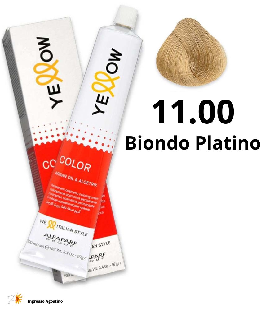 Yellow Alfaparf Dye 100ml 11.00 Platinum Blonde