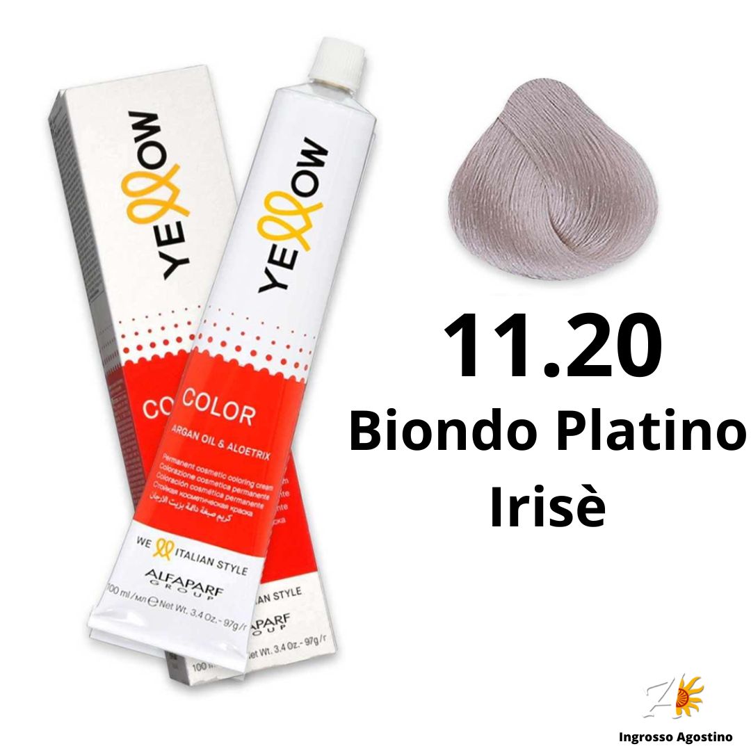 Yellow Alfaparf Dye 100ml 11.20 Platinum Blonde Irisè