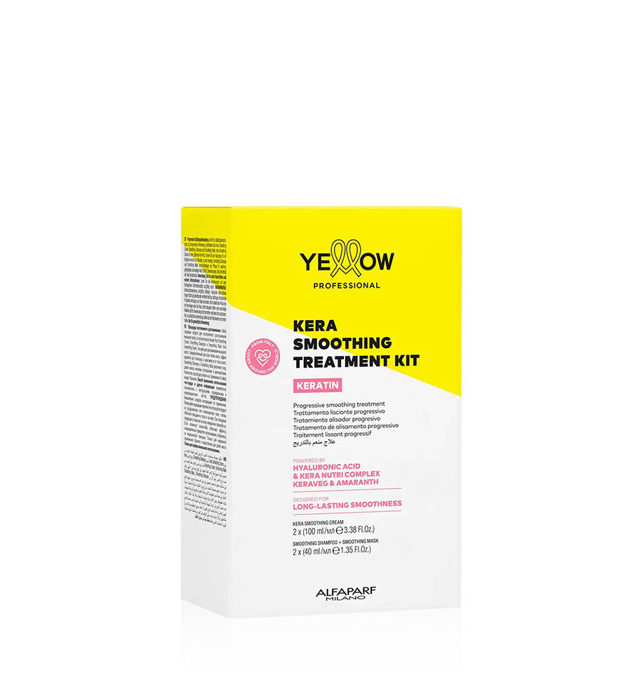 Yellow Alafaparf Keratin Smoothig Treatment Kit