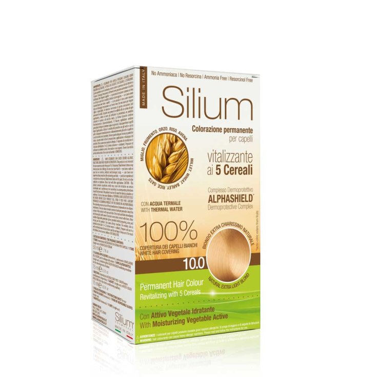 Colorazione Silium Permanente Per Capelli 10.0 Biondo Extra chiarissimo Naturale