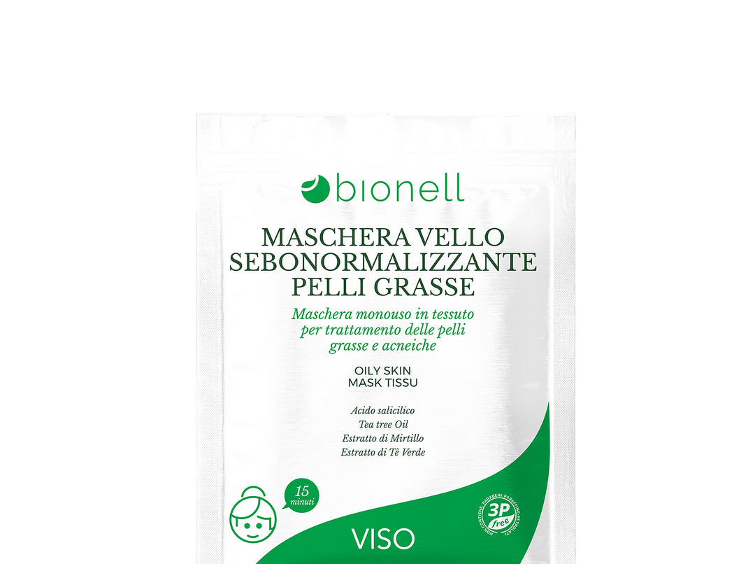 Bionell Maschera Vello Sebonormalizzante Pelli Grasse 30g