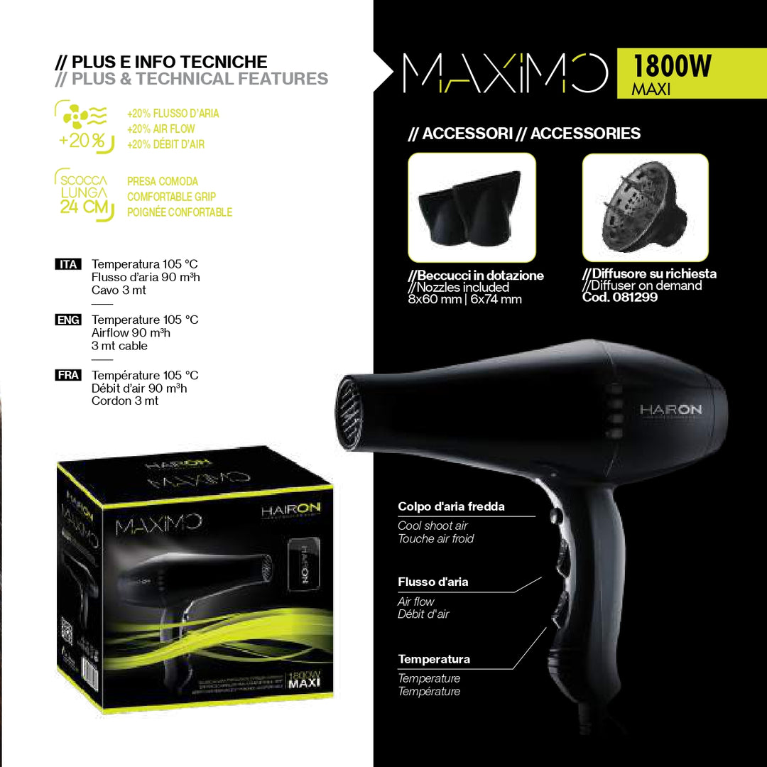 Phon Maximo 1800w Hair On