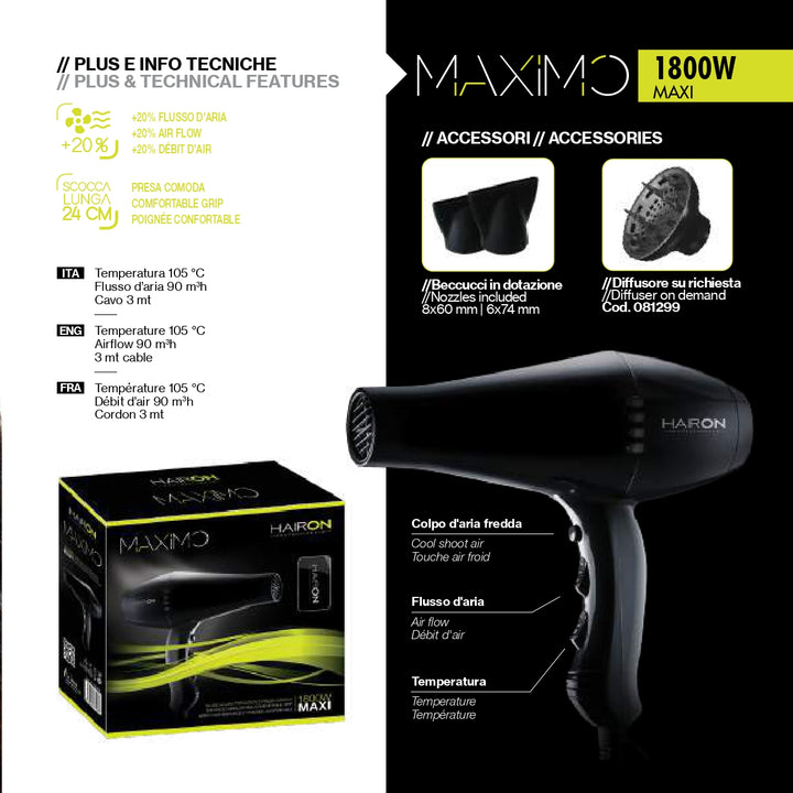 Phon Maximo 1800w Hair On