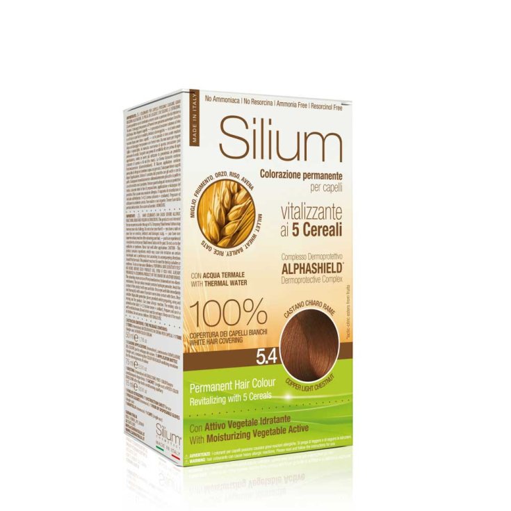 Colorazione Silium Permanente Per Capelli 5.4 Castano Chiaro Rame