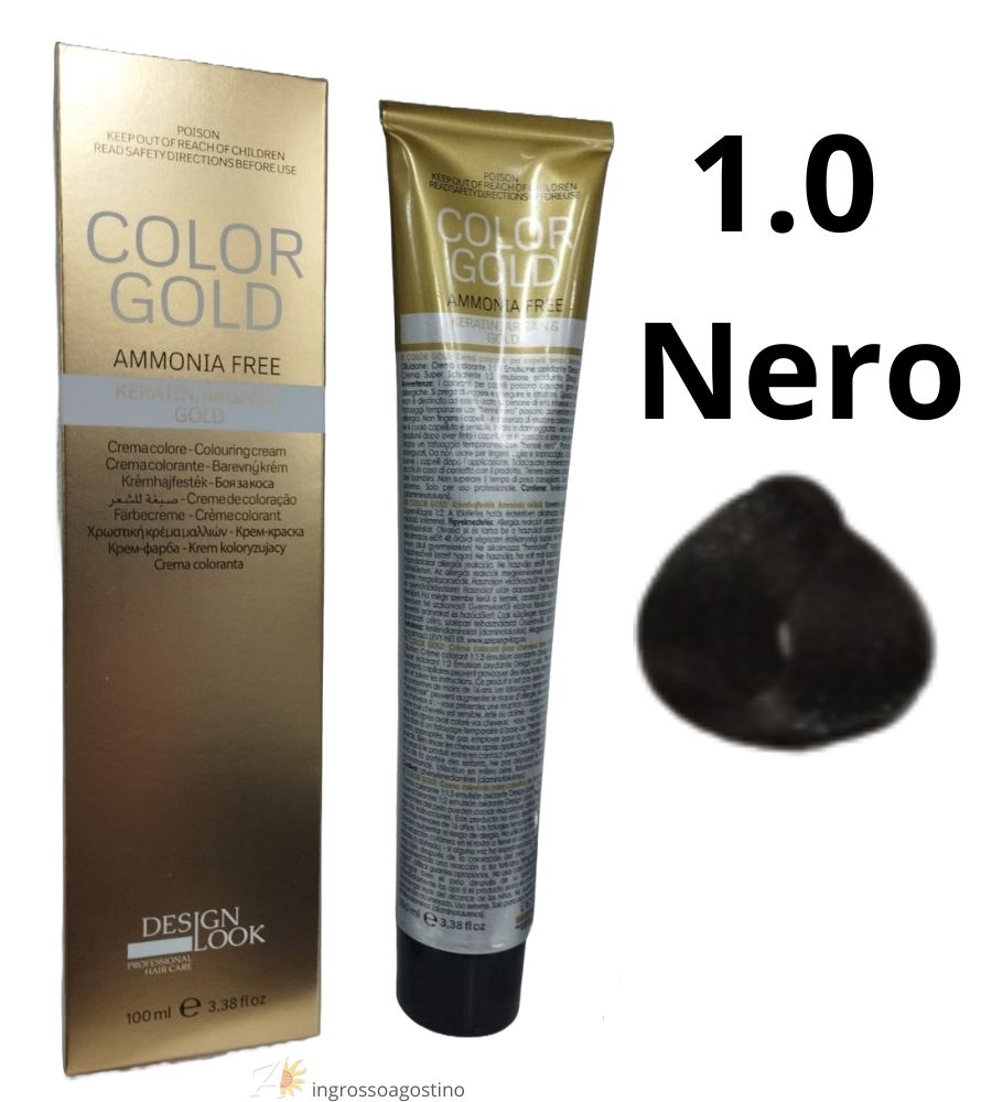 Color Gold Ammonia Free Dye Design Look 100ml