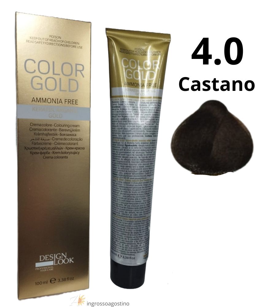 Color Gold Ammonia Free Dye Design Look 100ml