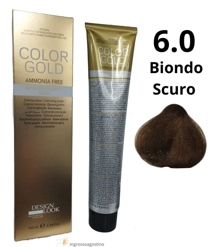 Color Gold Ammonia Free Dye Design Look 100ml
