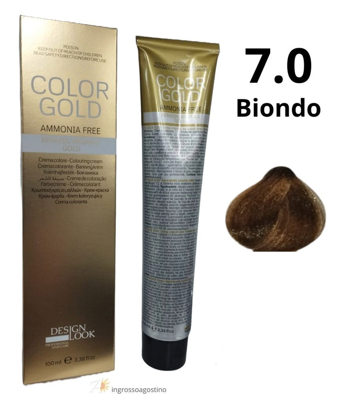 Color Gold Ammonia Free Dye Design Look 100ml