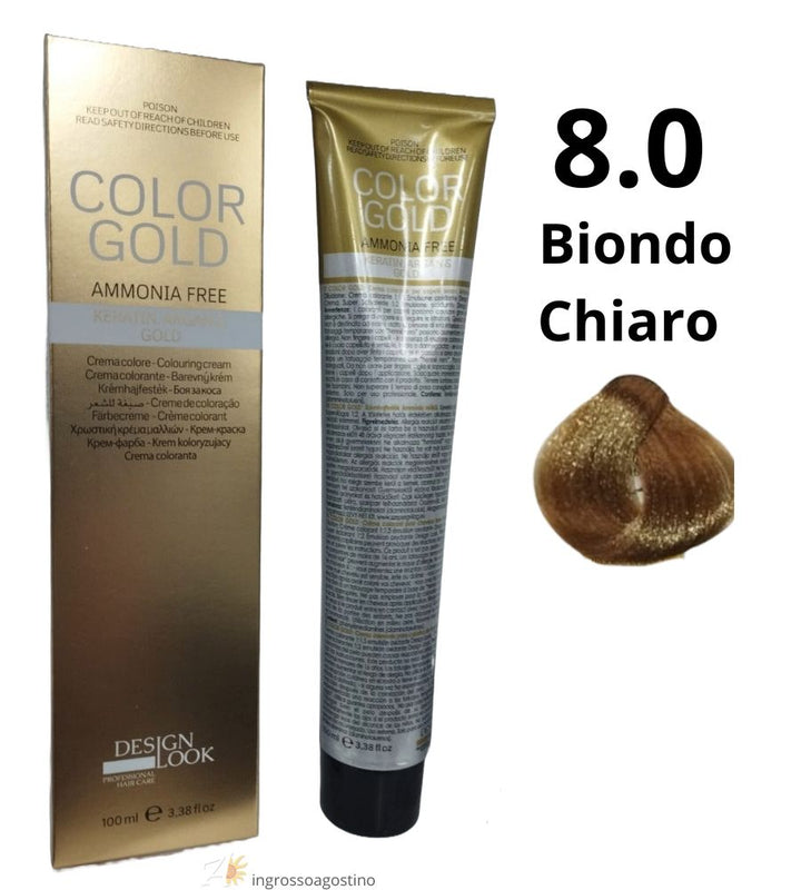 Color Gold Ammonia Free Dye Design Look 100ml