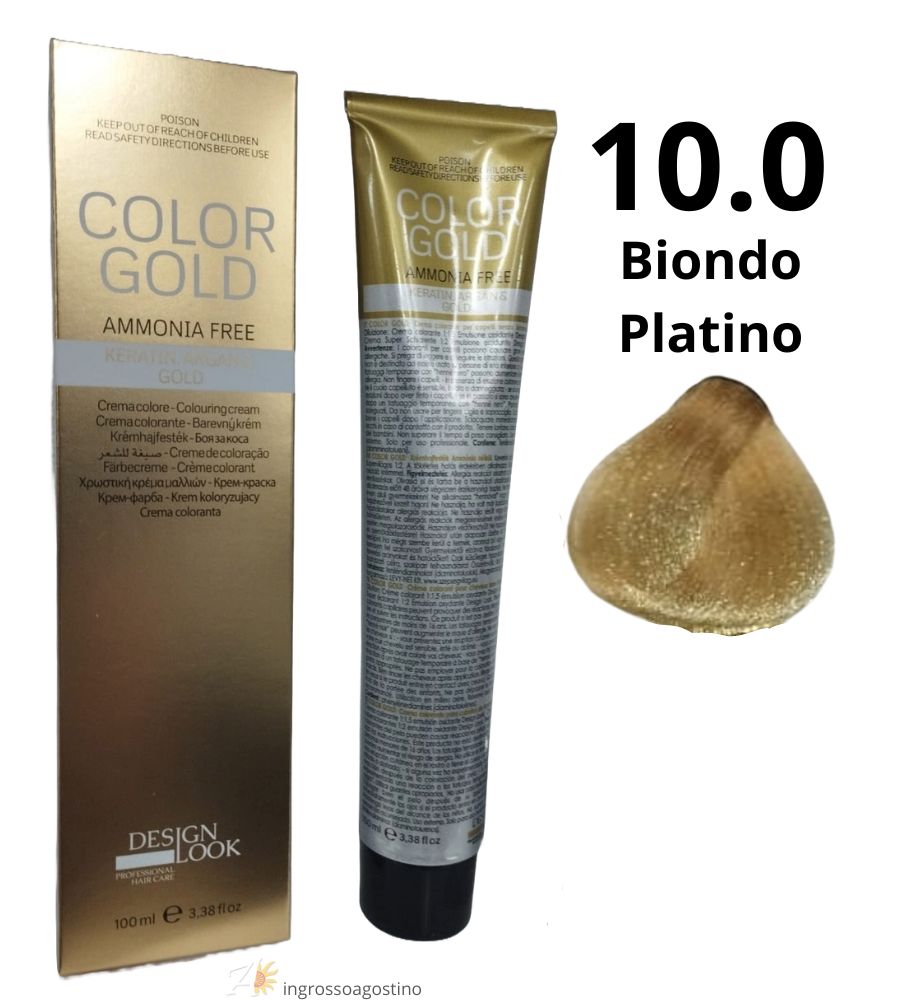 Color Gold Ammonia Free Dye Design Look 100ml