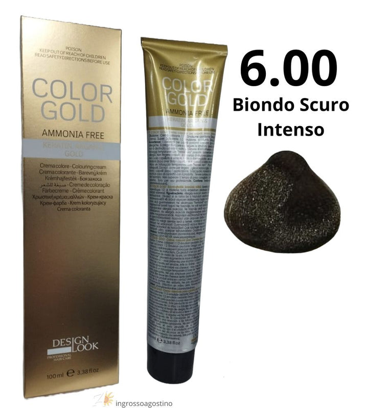 Color Gold Ammonia Free Dye Design Look 100ml