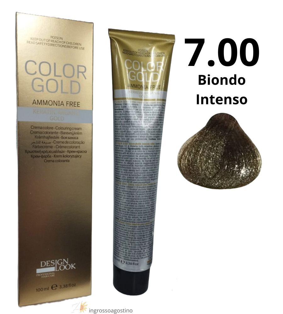 Color Gold Ammonia Free Dye Design Look 100ml