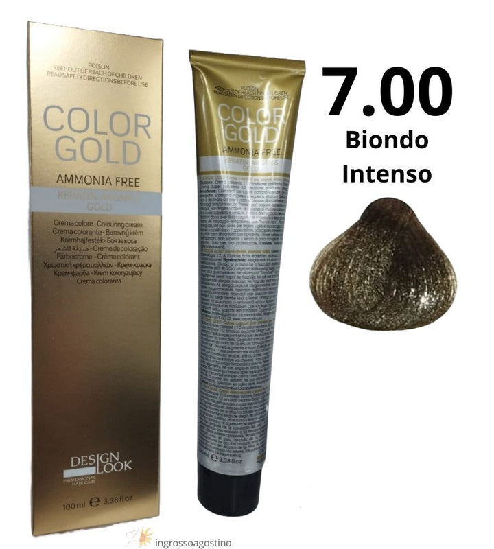 Color Gold Ammonia Free Dye Design Look 100ml