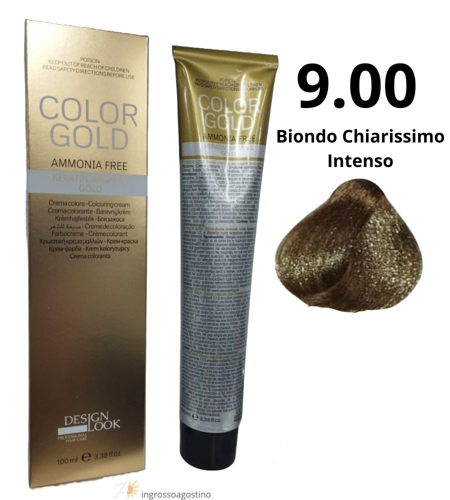 Color Gold Ammonia Free Dye Design Look 100ml