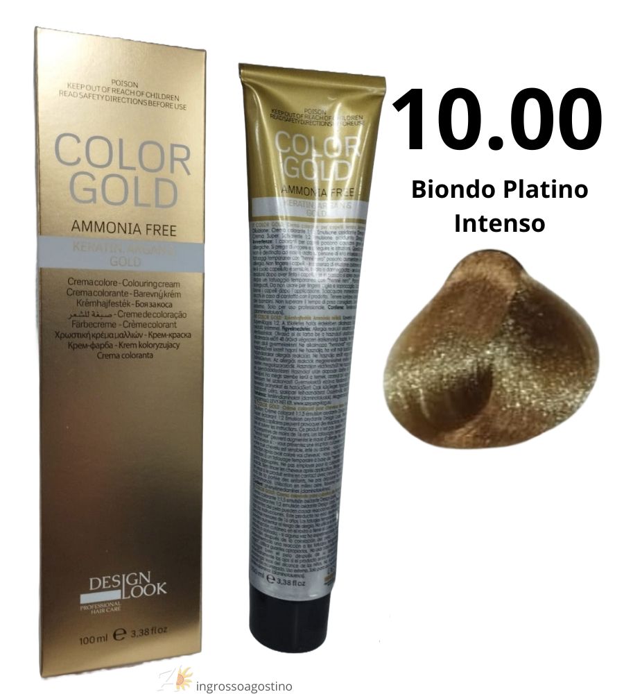Color Gold Ammonia Free Dye Design Look 100ml