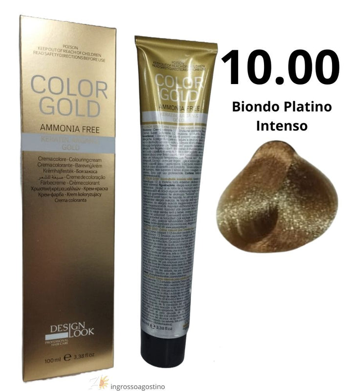 Color Gold Ammonia Free Dye Design Look 100ml