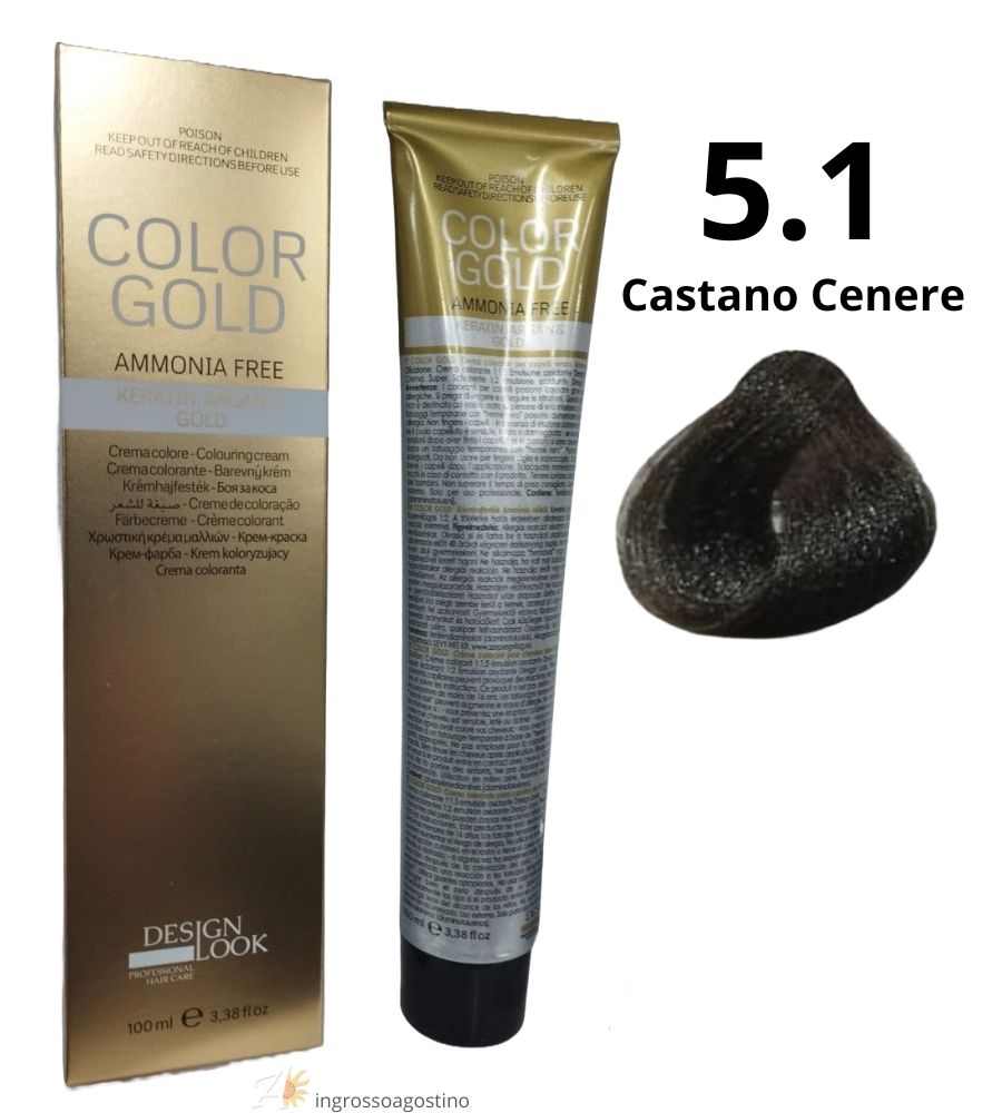 Color Gold Ammonia Free Dye Design Look 100ml