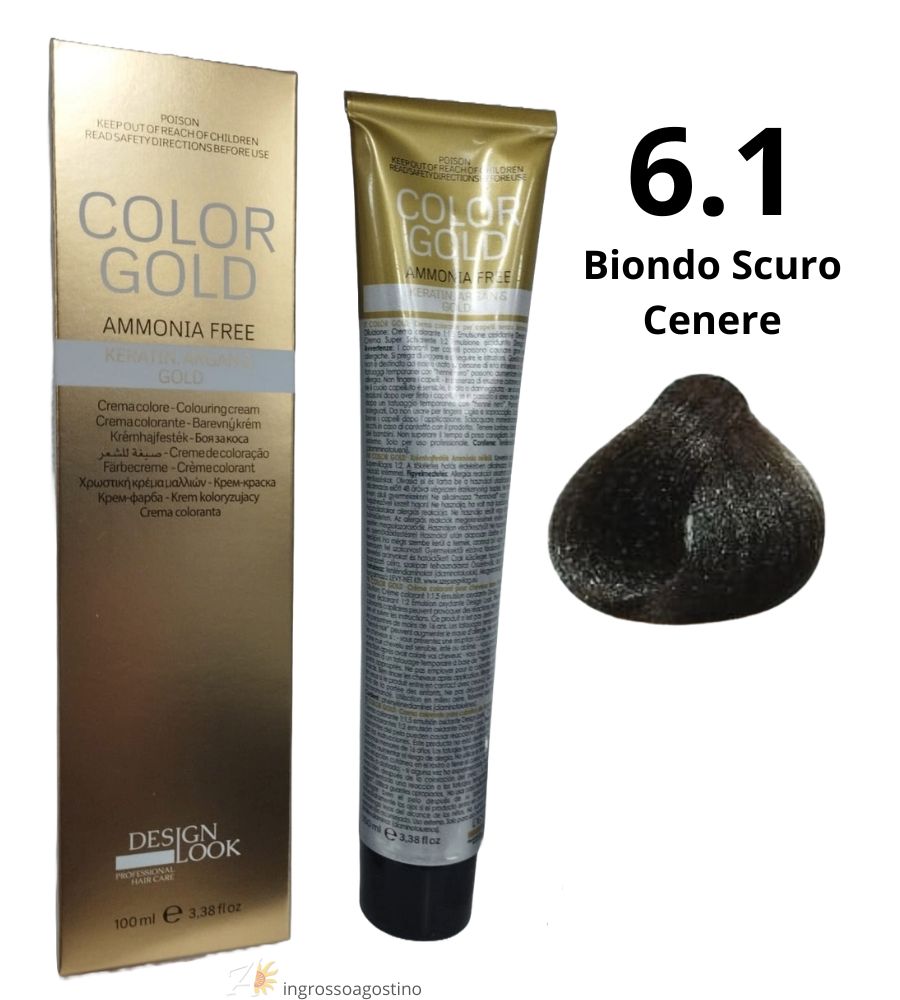 Color Gold Ammonia Free Dye Design Look 100ml