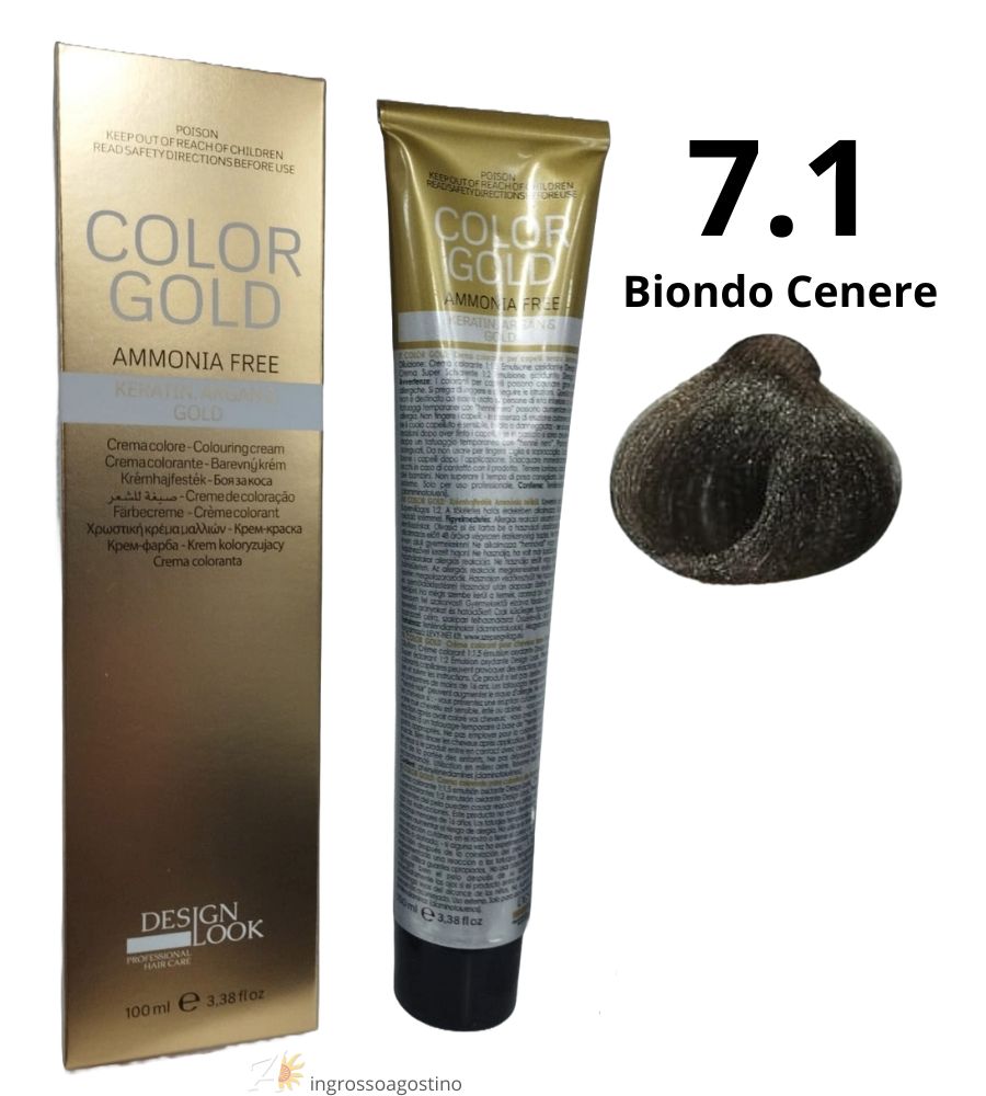 Color Gold Ammonia Free Dye Design Look 100ml