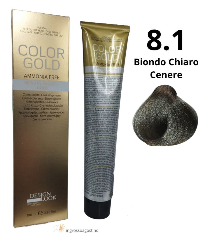 Color Gold Ammonia Free Dye Design Look 100ml