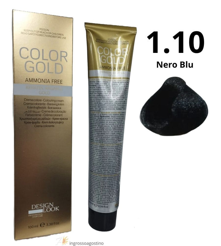 Color Gold Ammonia Free Dye Design Look 100ml