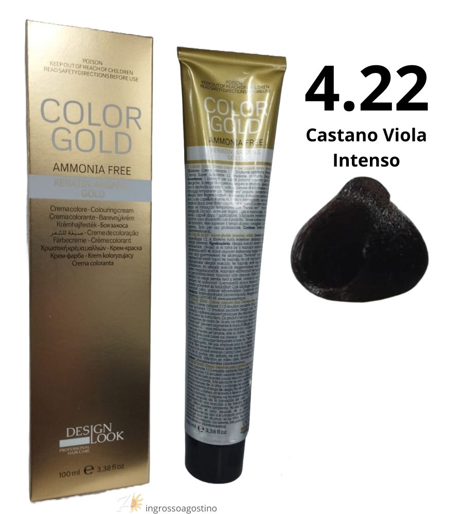 Color Gold Ammonia Free Dye Design Look 100ml