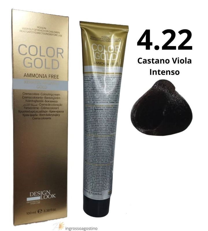 Color Gold Ammonia Free Dye Design Look 100ml
