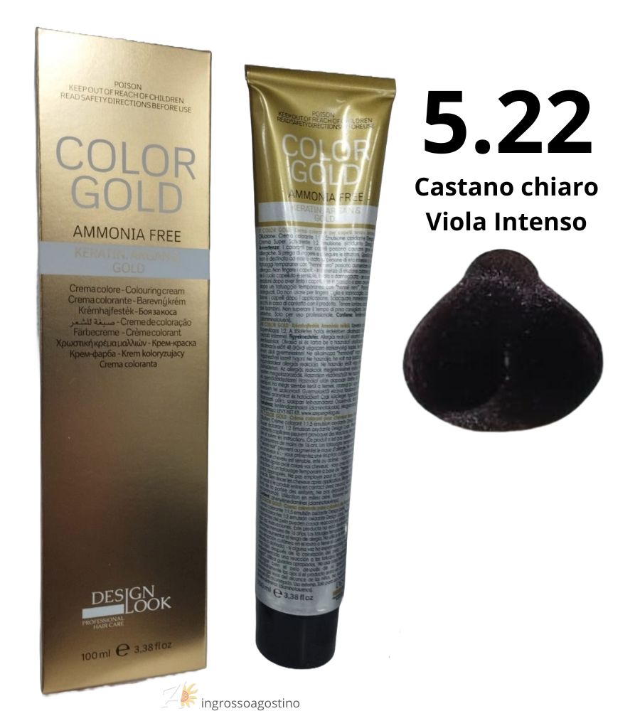 Color Gold Ammonia Free Dye Design Look 100ml