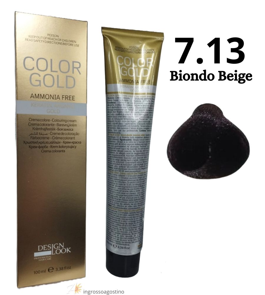 Color Gold Ammonia Free Dye Design Look 100ml