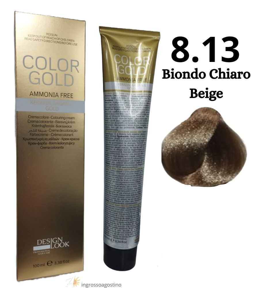 Color Gold Ammonia Free Dye Design Look 100ml