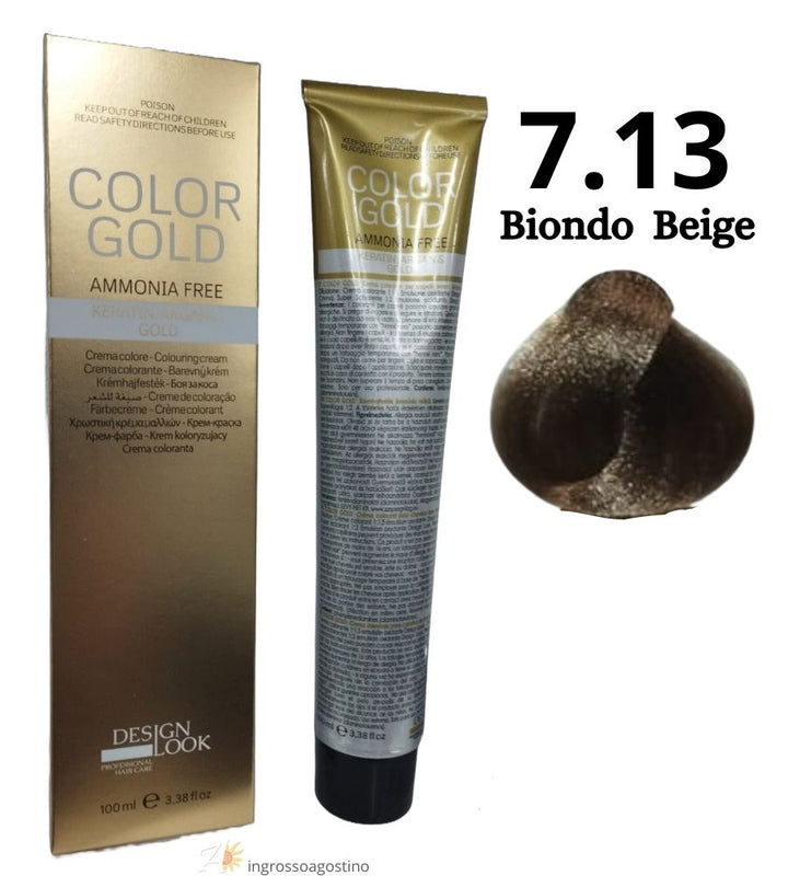 Color Gold Ammonia Free Dye Design Look 100ml