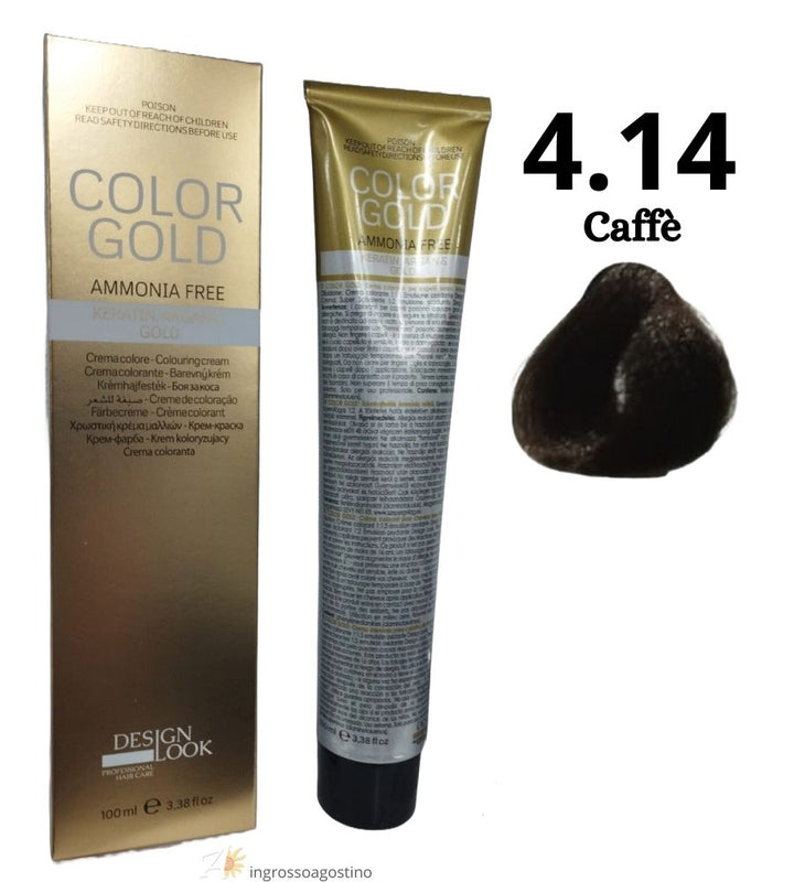 Color Gold Ammonia Free Dye Design Look 100ml