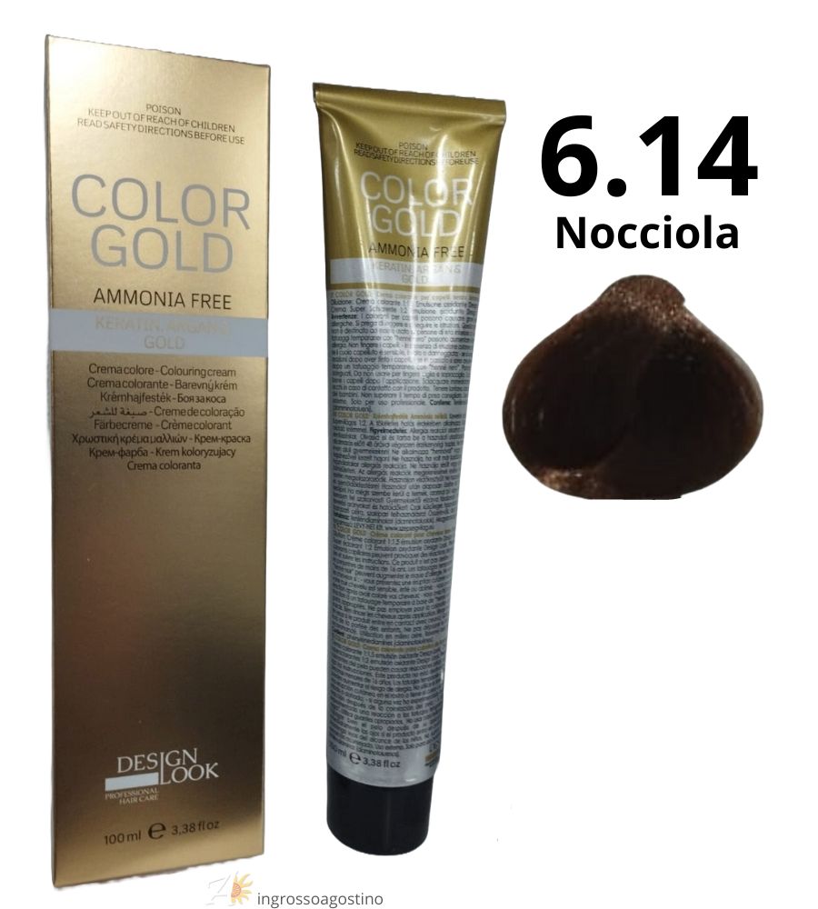 Color Gold Ammonia Free Dye Design Look 100ml
