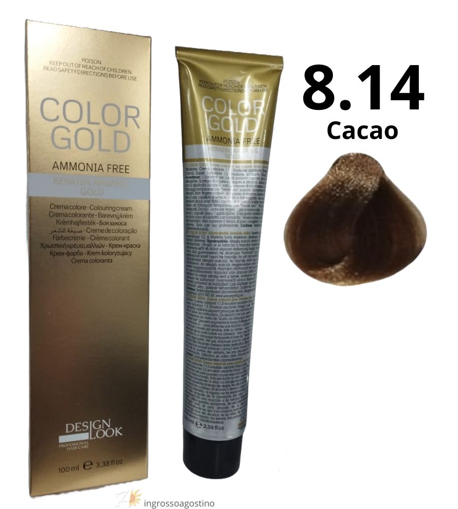 Color Gold Ammonia Free Dye Design Look 100ml