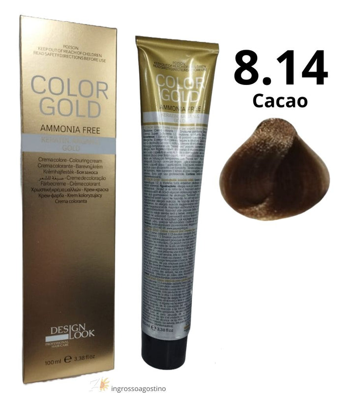 Color Gold Ammonia Free Dye Design Look 100ml