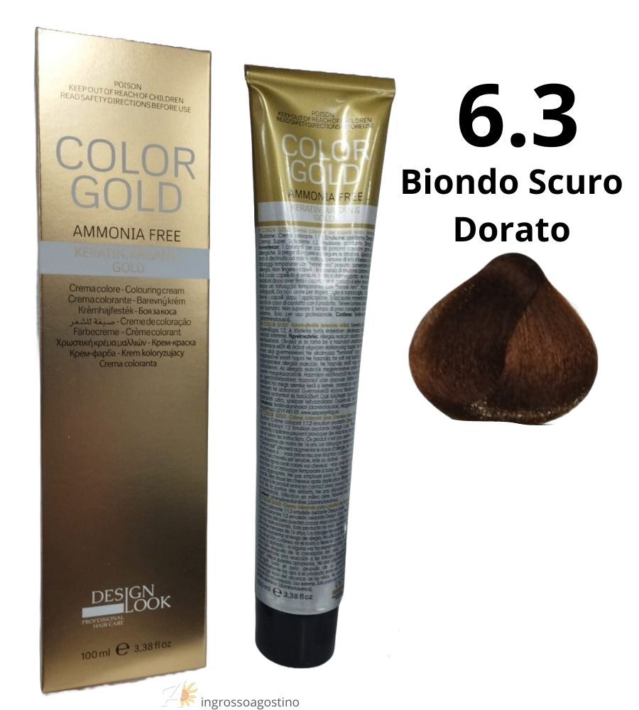 Color Gold Ammonia Free Dye Design Look 100ml