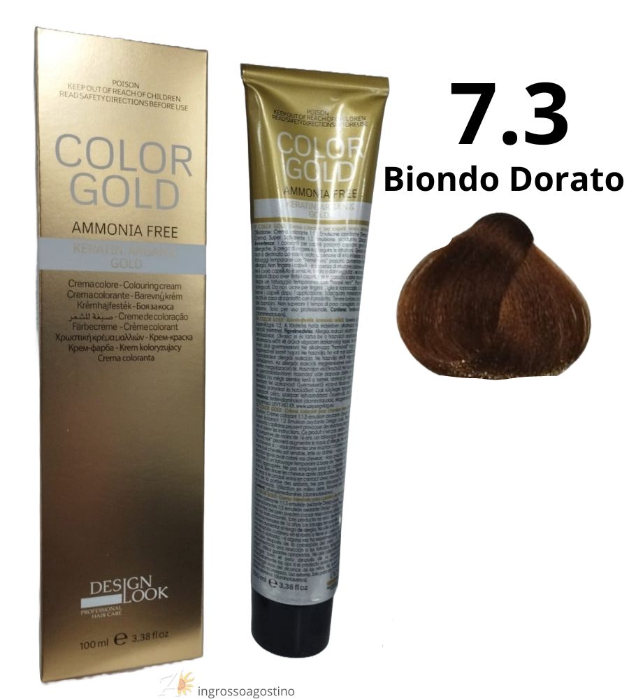 Color Gold Ammonia Free Dye Design Look 100ml