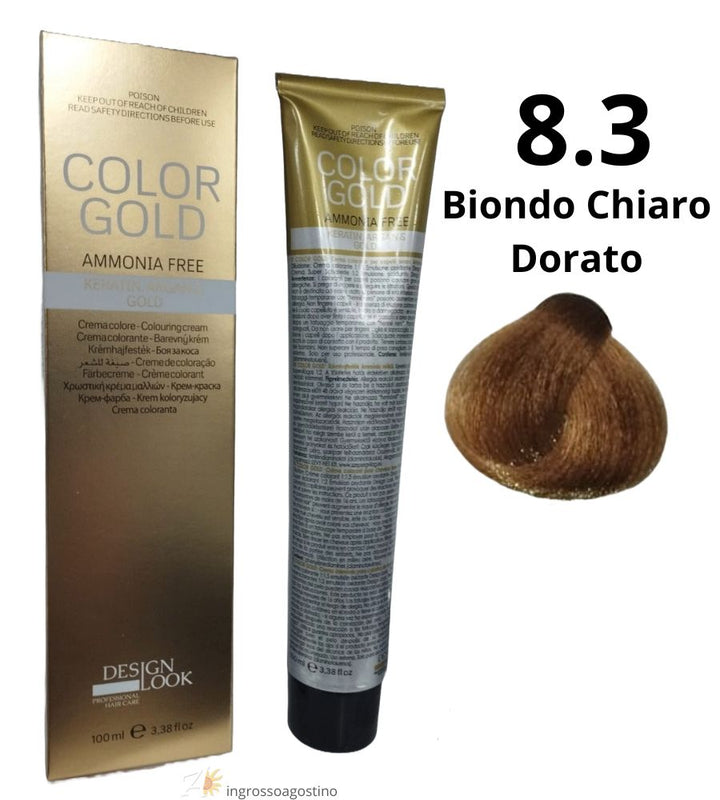 Color Gold Ammonia Free Dye Design Look 100ml