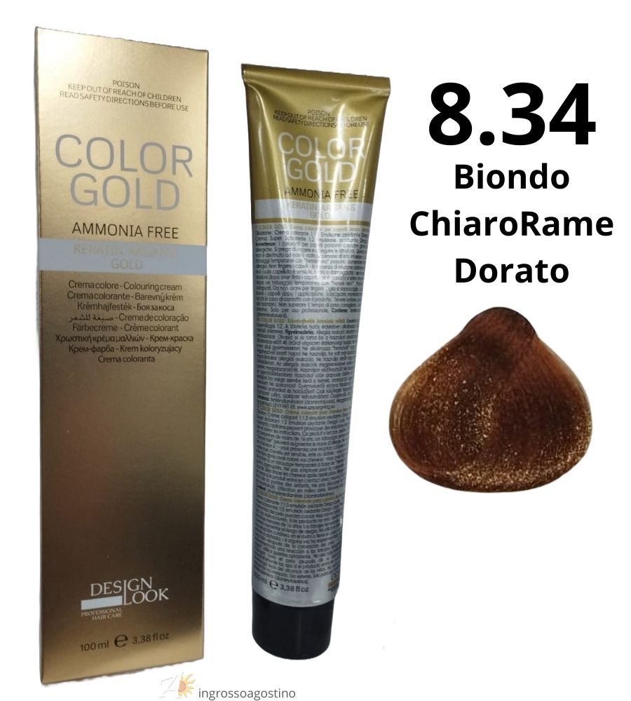 Color Gold Ammonia Free Dye Design Look 100ml
