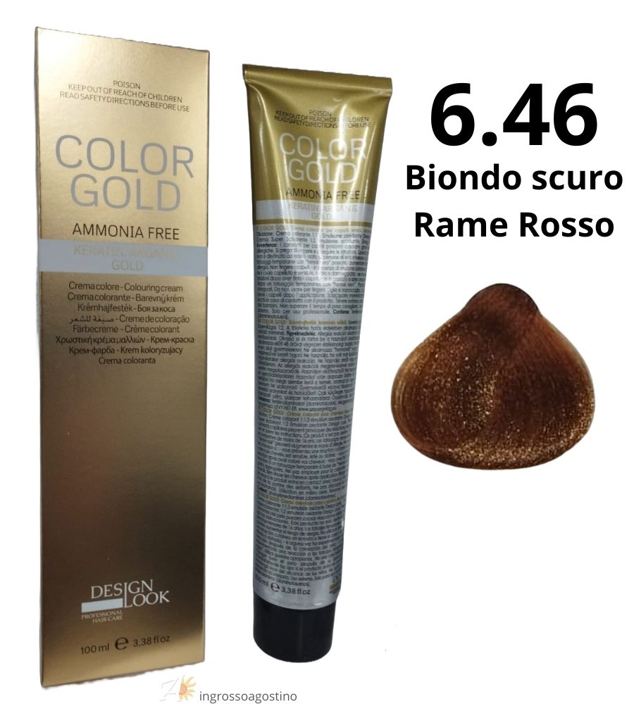 Color Gold Ammonia Free Dye Design Look 100ml