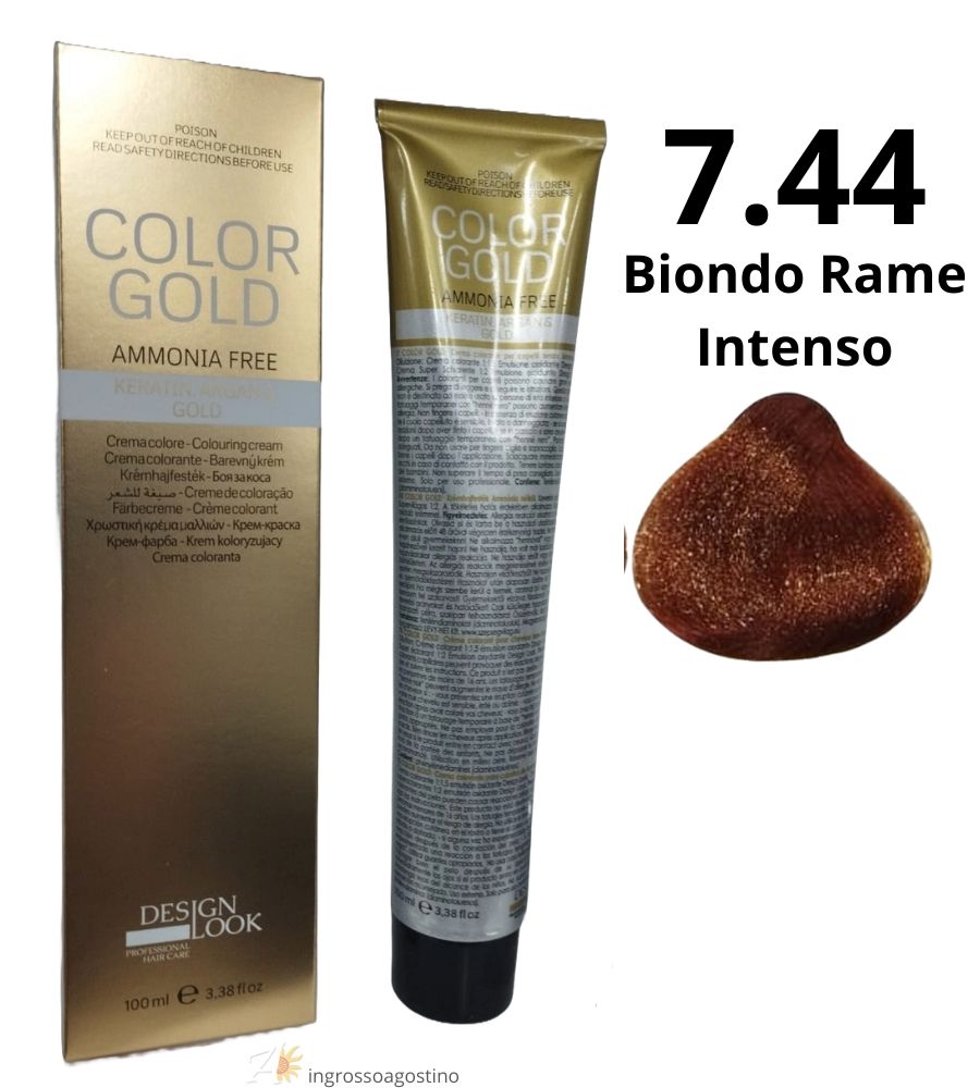 Color Gold Ammonia Free Dye Design Look 100ml