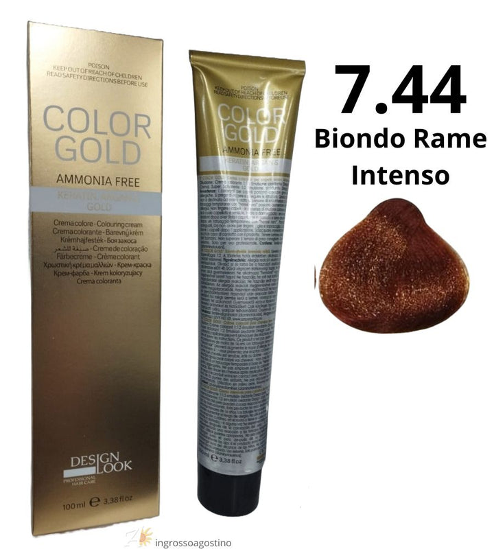 Color Gold Ammonia Free Dye Design Look 100ml