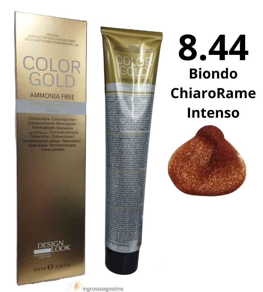 Color Gold Ammonia Free Dye Design Look 100ml