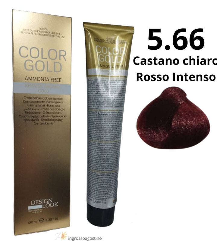 Color Gold Ammonia Free Dye Design Look 100ml